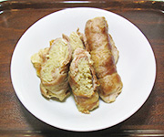 キノコの肉巻