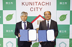 国立市と災害時農地使用の協定締結