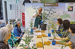ＪＡ東京アグリパークで農畜産物をＰＲ