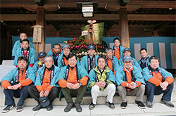 明治神宮大嘗祭で宝船を奉献