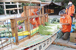 明治神宮新嘗祭 野菜宝船奉献～野菜宝船ができるまで～