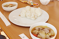 料理教室で作られた料理の写真