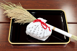 宮中新嘗祭献穀 選粒・精藁作業