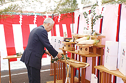 経済センター昭島店・みどりっ子昭島店で地鎮祭